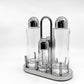 アレッシィ ALESSI 5070 調味料入れ コンディメントセット (オイル&ビネガー＆ソルト＆ペッパー) エットーレ・ソットサス Ettore Sottsass イタリア ●