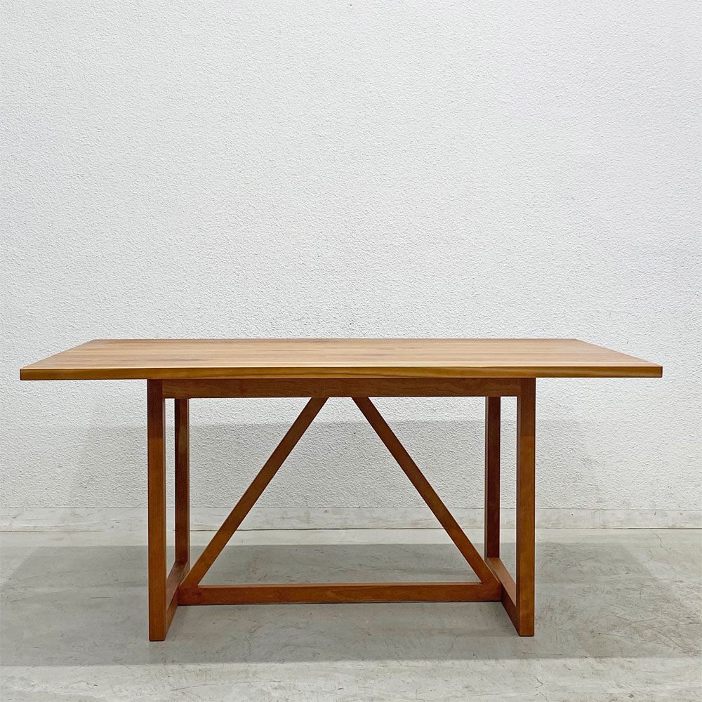 広松木工 コルニーチェ CORNICE LDテーブル チェリー材 W140cm リビングダイニング ナチュラルモダン ●