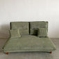 関家具 グランパ Granpa 2.5人掛けソファ 背もたれ前後スライド式 W165cm コーデュロイ グリーン クッション付 〓