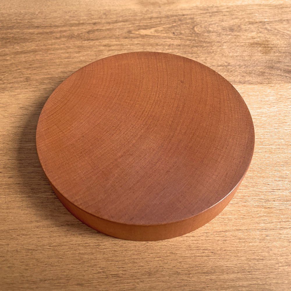 三谷龍二 Ryuji Mitani 桜材 キャニスター 蓋付き  保存容器 小物入れ 11×11×10 cm 木工作家 現代作家 希少 ♪