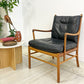 カールハンセン＆サン Carl Hansen & Son OW149 コロニアルチェア ラウンジチェア オーク材オイル仕上げ THOR307 本革 オーレ・ヴァンシャー ●