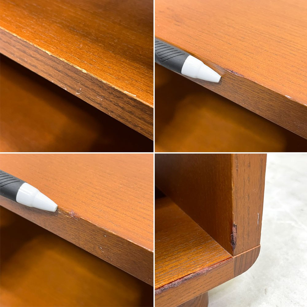 イデー IDEE マルー TV キャビネット MALUH TV CABINET AVボード アジャスター オープンタイプ アントンブラウン アッシュ材 W140cm ●