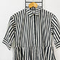 マリメッコ marimekko タサライタ ストライプ シャツワンピース Tasaraita Striped Shirt Dress 34サイズ Annika Rimala フィンランド 美品 ●