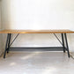 クラッシュゲート CRASH GATE ノットアンティークス knot antiques ルーイ LOEI ダイニングベンチ W120cm オーク無垢材 インダストリアル 廃盤 関家具 ★