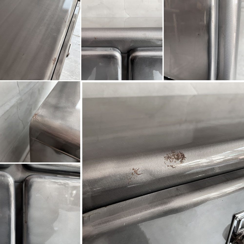 ダルトン DULTON 2カラム バイ 5ドロワーズ 2 COLUMNS BY 5 DRAWERS RAW スチール キャビネット チェスト インダストリアル 定価￥107,800- ♪