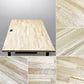 かなでもの KANADEMONO ザ・テーブル THE TABLE スタンディングデスク 160×80cm ラバーウッド天板 スクエアレッグ 配線孔キャップ付き 合計定価 ￥70,500- ●