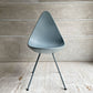 フリッツハンセン Fritz Hansen ドロップチェア DROP ダイニングチェア ストームブルー 脚塗装 プラスチック スチールパイプ アルネ・ヤコブセン デンマーク 廃番カラー 現行定価￥55,880- ♪