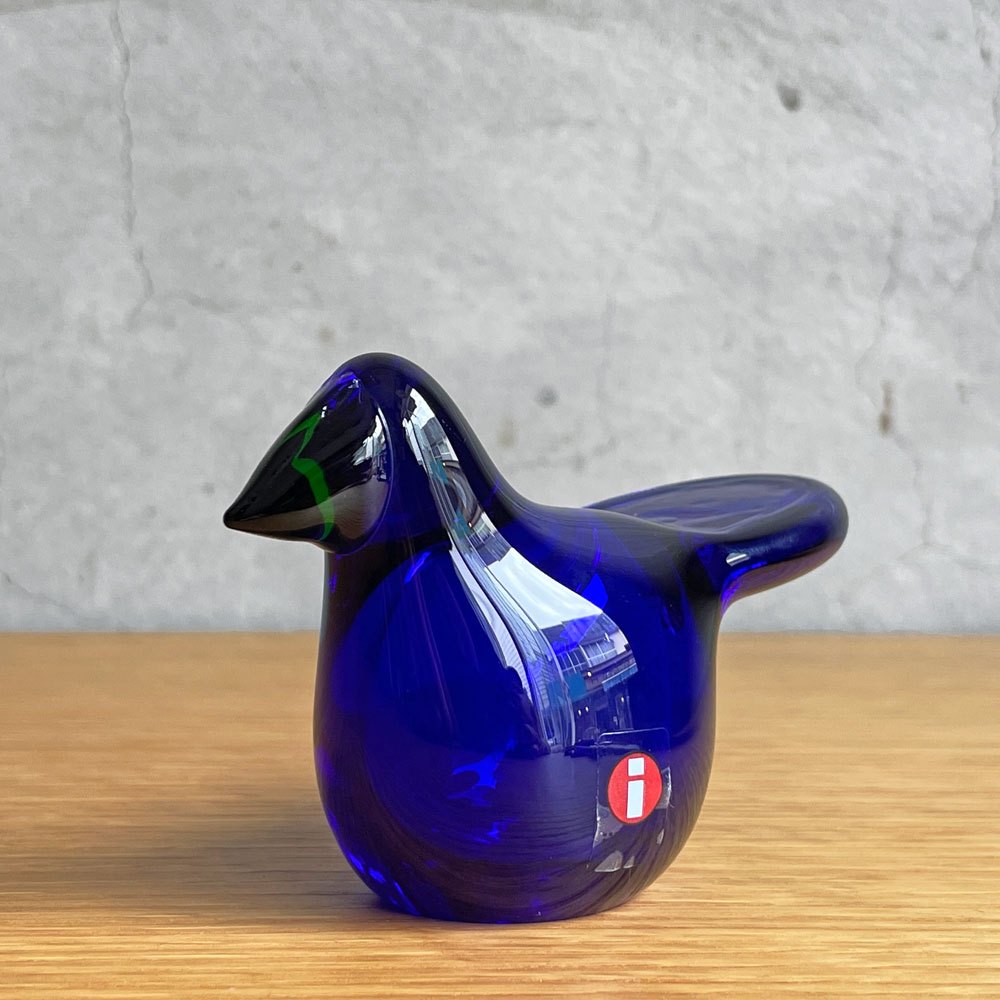 イッタラ iittala バーズバイトイッカ Birds by Toikka コバルトｘグリーン 2015年 131/1000 イッタラバード オイバ・トイッカ SCOPE別注 箱・テキスタイル付き ♪