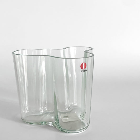 イッタラ iittala アルヴァ・アアルト コレクション Alvar Aalto ベース 95mm クリア 1937 140周年記念 限定品 フラワーべース 花瓶 フィンランド 北欧雑貨 箱付 希少 ■
