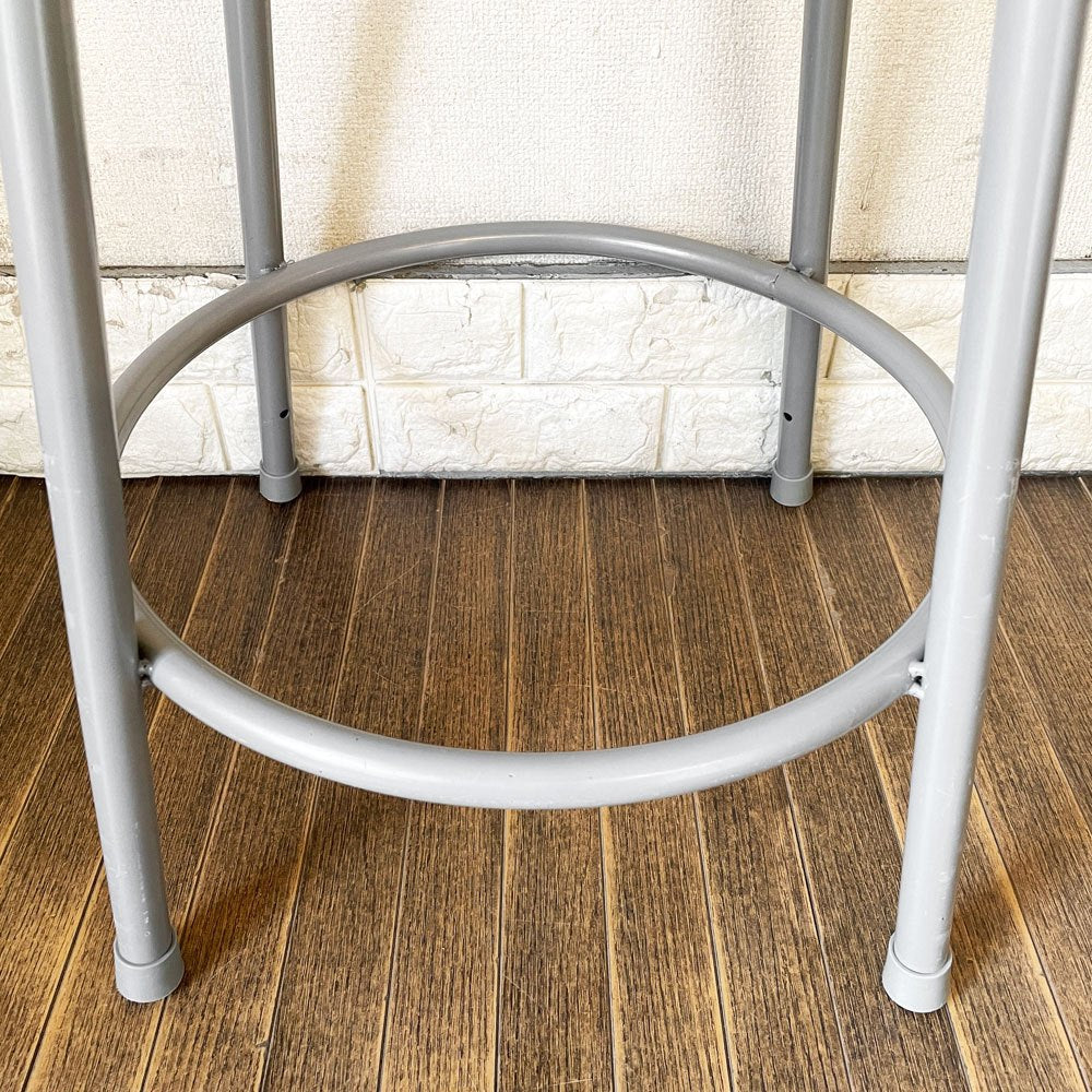 パシフィックファニチャーサービス Pacific Furniture Service P.F.S. ラボスツール LAB STOOL ハイスツール Mサイズ H61cm USビンテージスタイル 定価￥14,300- A ◎