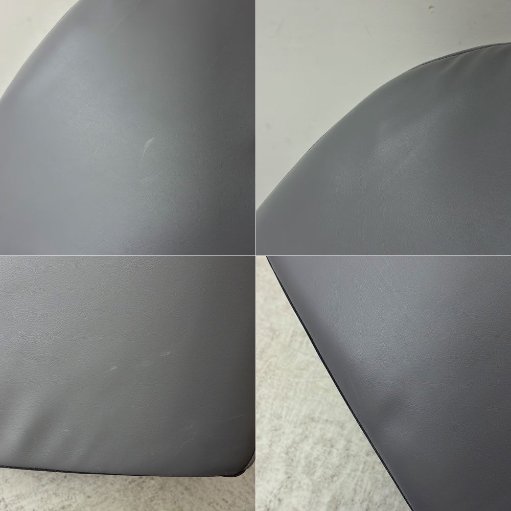 MTG スタイル ソファ ダブルエル Style Sofa WL 1人掛けソファ&オットマン セット スウェード調 PVCレザー 姿勢矯正 軽量 参考定価￥169,400- ●