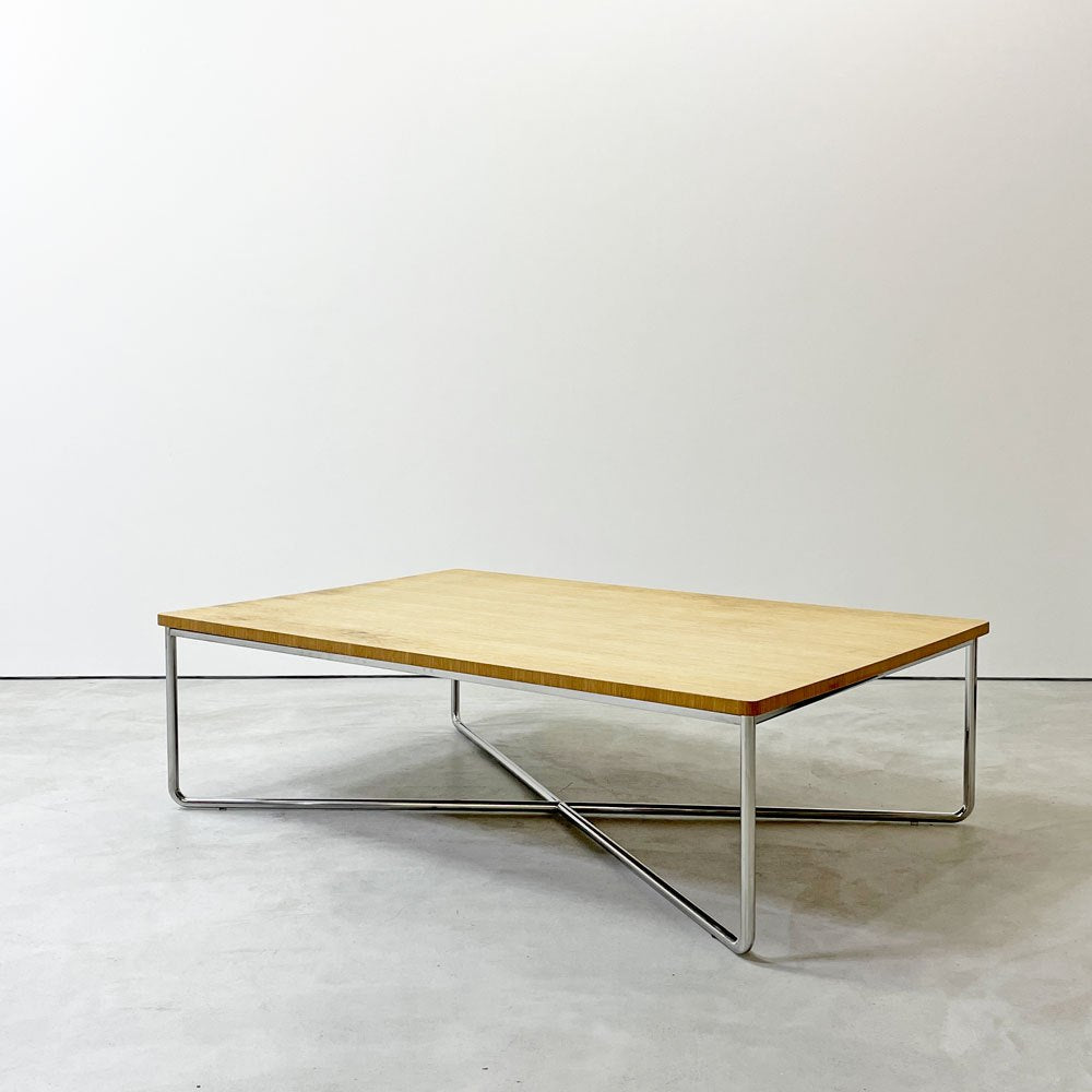 シボネ CIBONE センターテーブル ローテーブル オーク材 × スチール W120.5cm 片山正通 ナチュラルデザイン モダン ●