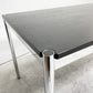 USMモジュラーファニチャー USM Haller USMハラーテーブル ワーキングデスク ダイニングテーブル オーク材 ブラック W150cm アジャスター付 高さ調整リング付き スイス ●