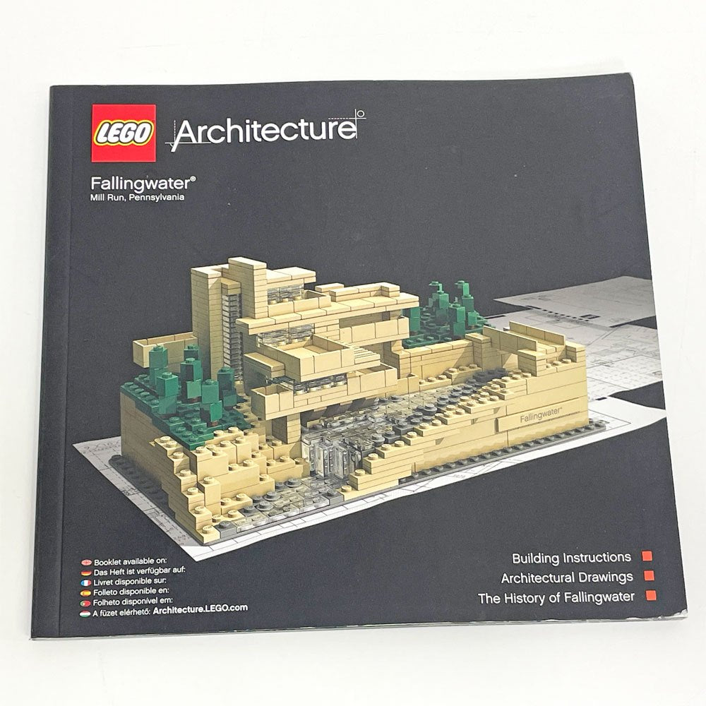 レゴ LEGO アーキテクチャー Architecture 落水荘 カウフマンズ邸 Fallingwater 21005 フランク・ロイド・ライト デンマーク 開封済み 現状品 ●