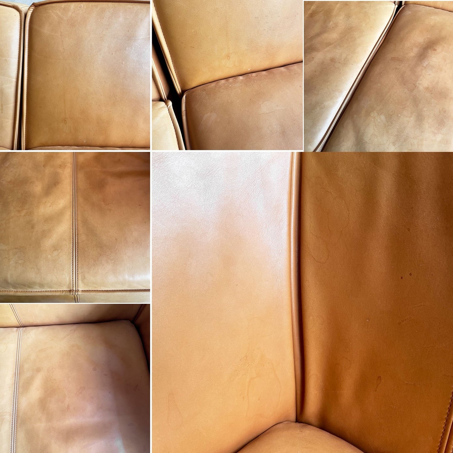 カーフ Karf グローヴソファ レザー Glove Sofa Leather 3人掛け 3Pソファ 本革 フルグレインレザー セパレート W200  定価￥836,000- ♪