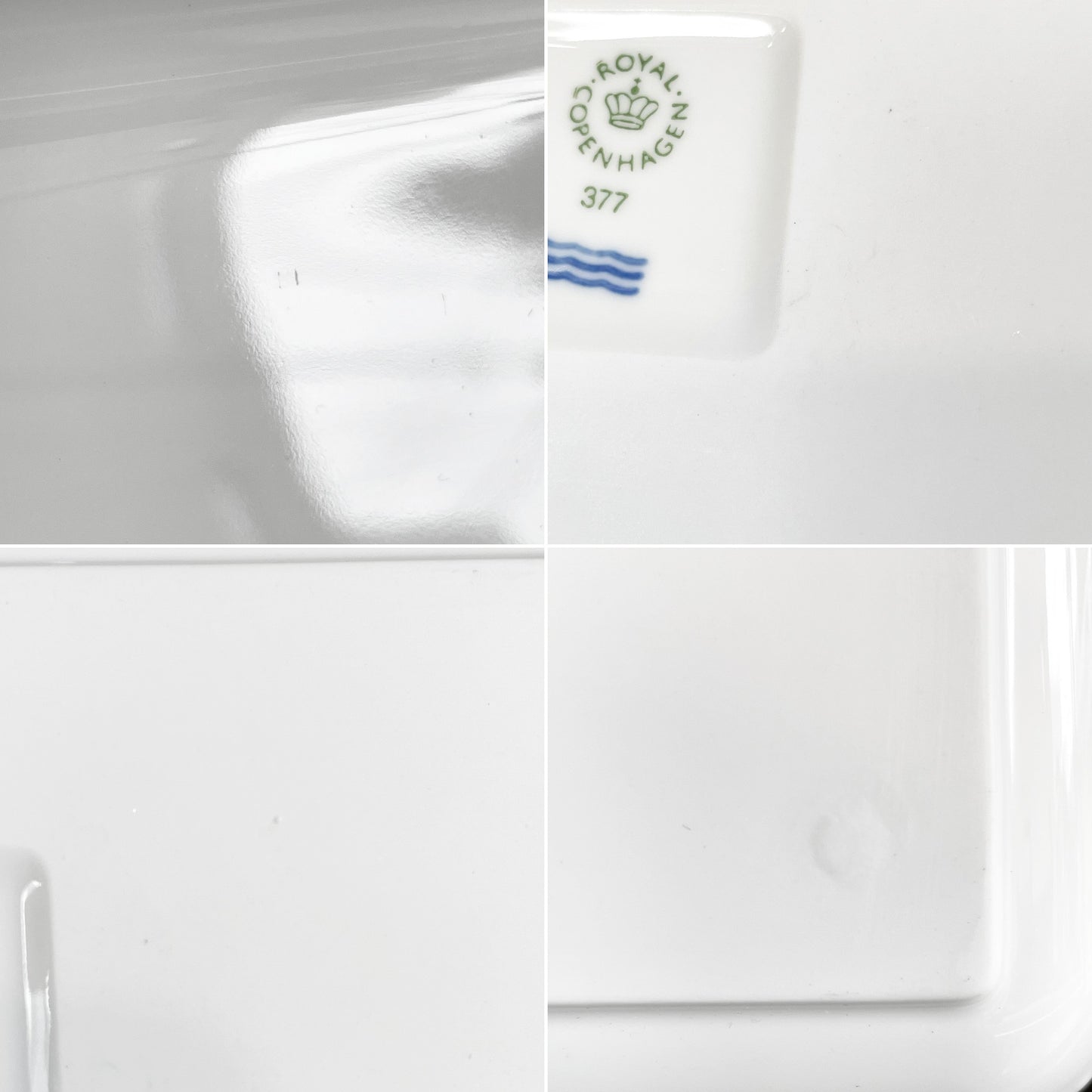 ロイヤルコペンハーゲン ROYAL COPENHAGEN ホワイトフルーテッド White Fluted ロングスクエアプレート 24.5cm 北欧雑貨 ■