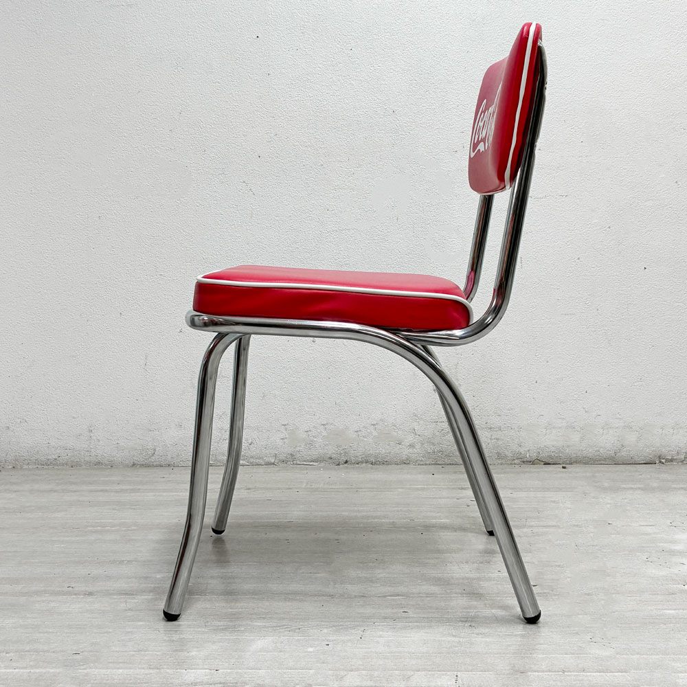 コカ・コーラ Coca Cola コークチェア Coke Chair PJ-105C ダイニング カフェチェア 50sビンテージスタイル 店舗什器 US B ●