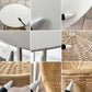 イデー IDEE ワラビー WALLABY サイドテーブル SIDE TABLE ラタン スチール ホワイト ナチュラルモダン H60㎝ 廃番仕様 現行定価39,900円 ◇