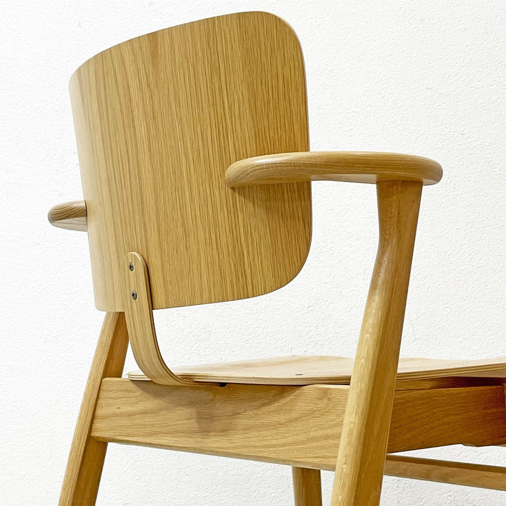 アルテック artek ドムスチェア Domus Chair ダイニングチェア オーク材 板座 ラッカー イルマリ・タピオヴァーラ 定価￥¥143,000- ●