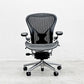 ハーマンミラー Herman Miller アーロンチェア Bサイズ ポスチャーフィット クラシックカーボンメッシュ ポリッシュドアルミベース ビル・スタンフ ＆ ドン・チャドウィック 〓