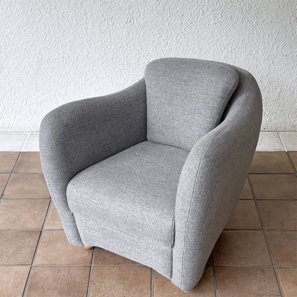 イデー IDEE ミニミラーアームチェア MINI MILLER ARM CHAIR パーソナルチェア シングルソファ ファブリック 定価\54,900- ◇