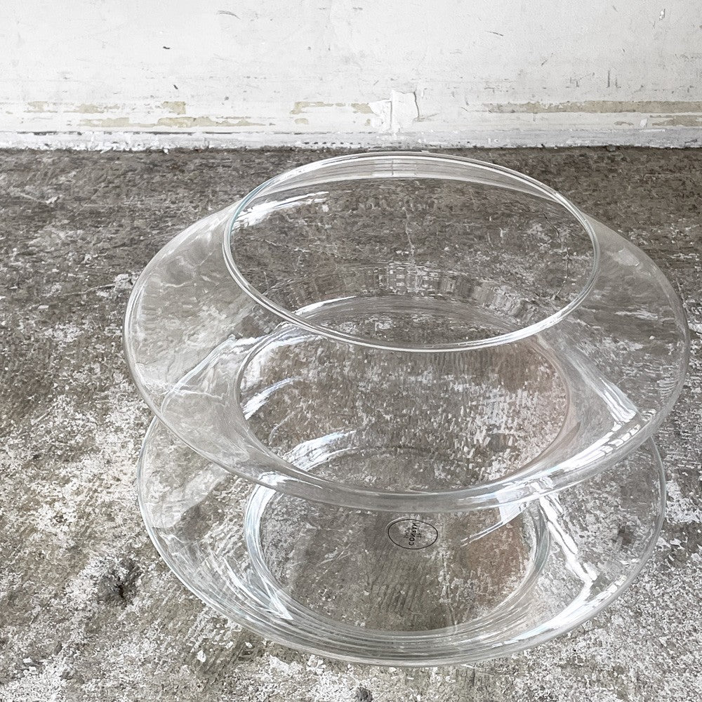 ザ・コンランショップ THE CONRAN SHOP フラワーベース 花瓶 金魚鉢 ガラスベース モダンデザイン ■
