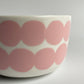 マリメッコ marimekko シイルトラプータルハ SIIRTOLAPUUTARHA ボウル ピンクドット ｗ9.5×ｈ5.7cm 250ml D ♪