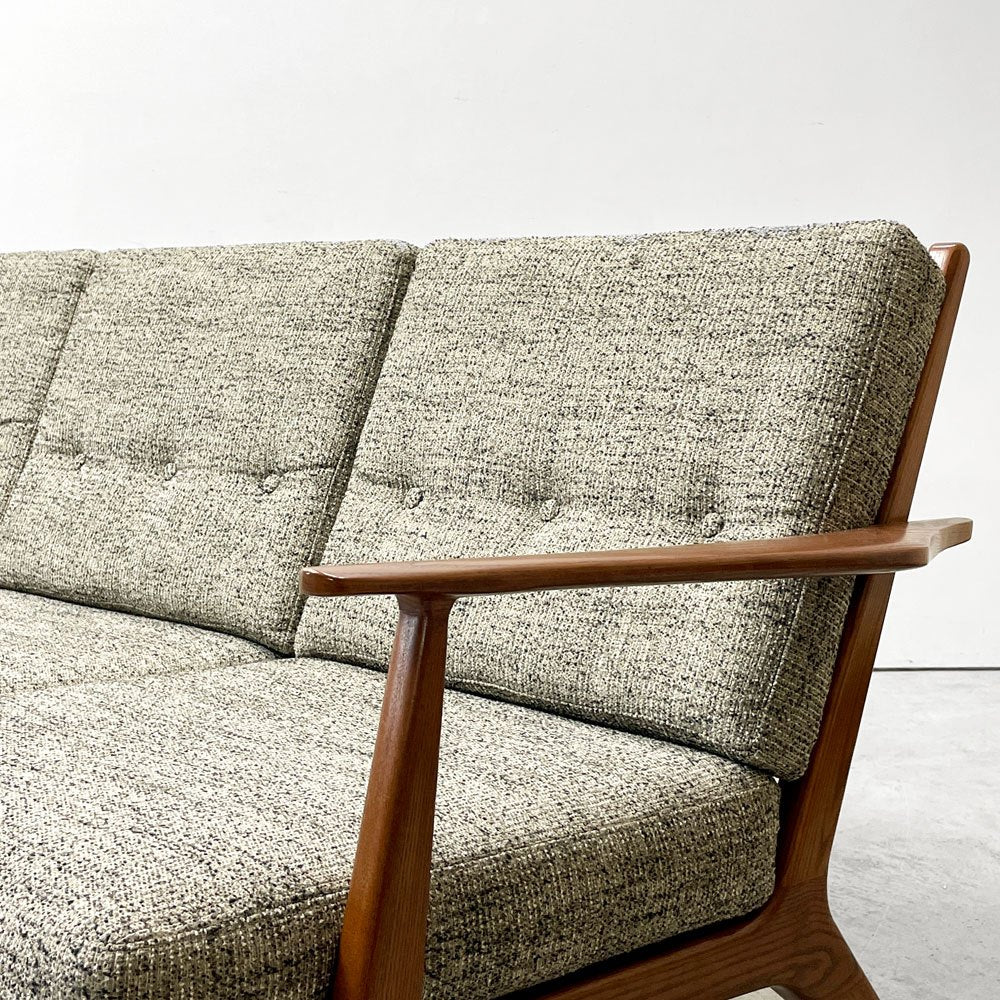 アクメファニチャー ACME Furniture デルマー ソファ 3シーター DELMAR SOFA 3-Seater 3Pソファ ファブリック張り 別注仕様 グレー系カラー ●