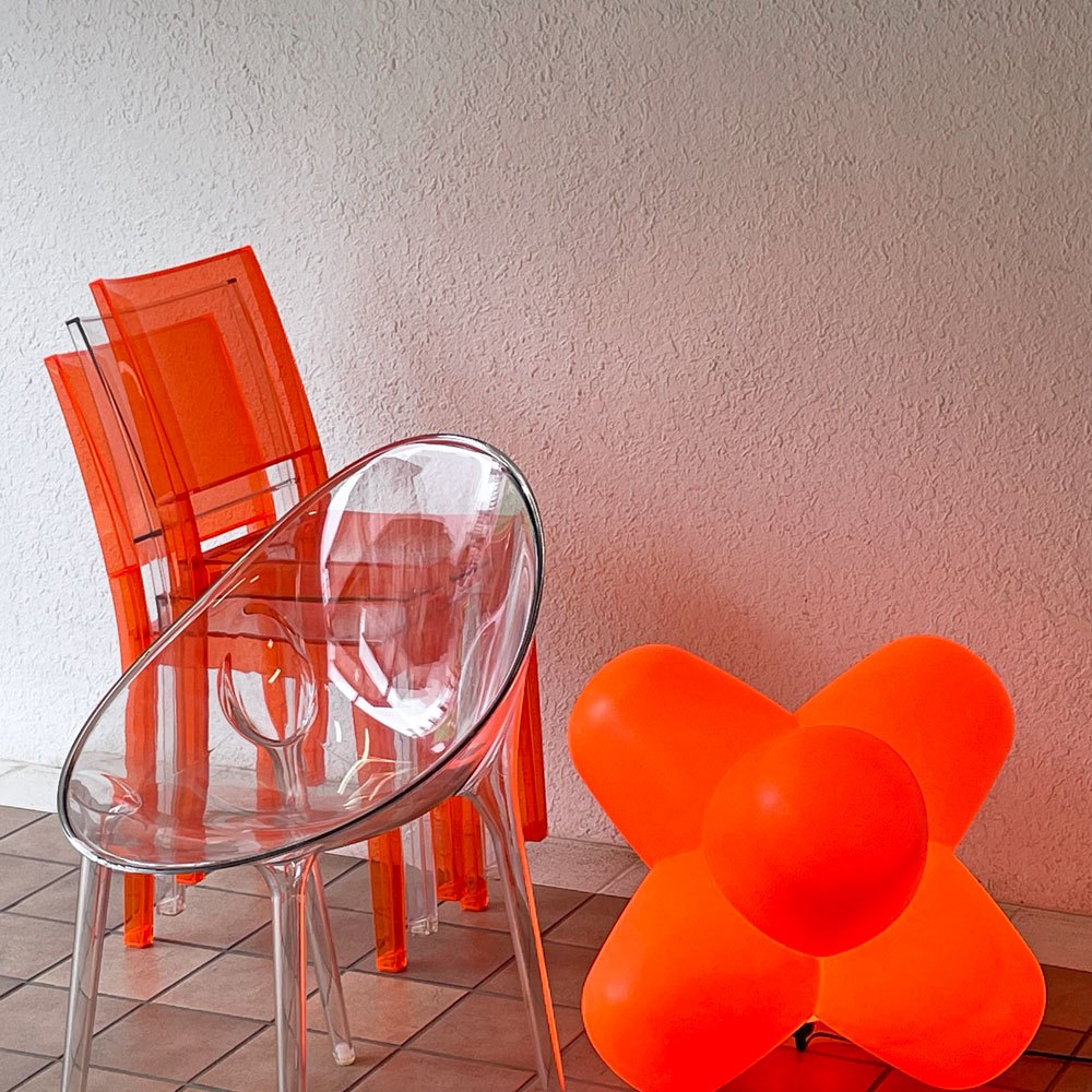 トムディクソン Tom Dixon ジャック Jack Floor フロアランプ オレンジ ポリプロピレン 90s 廃番 希少 ◇