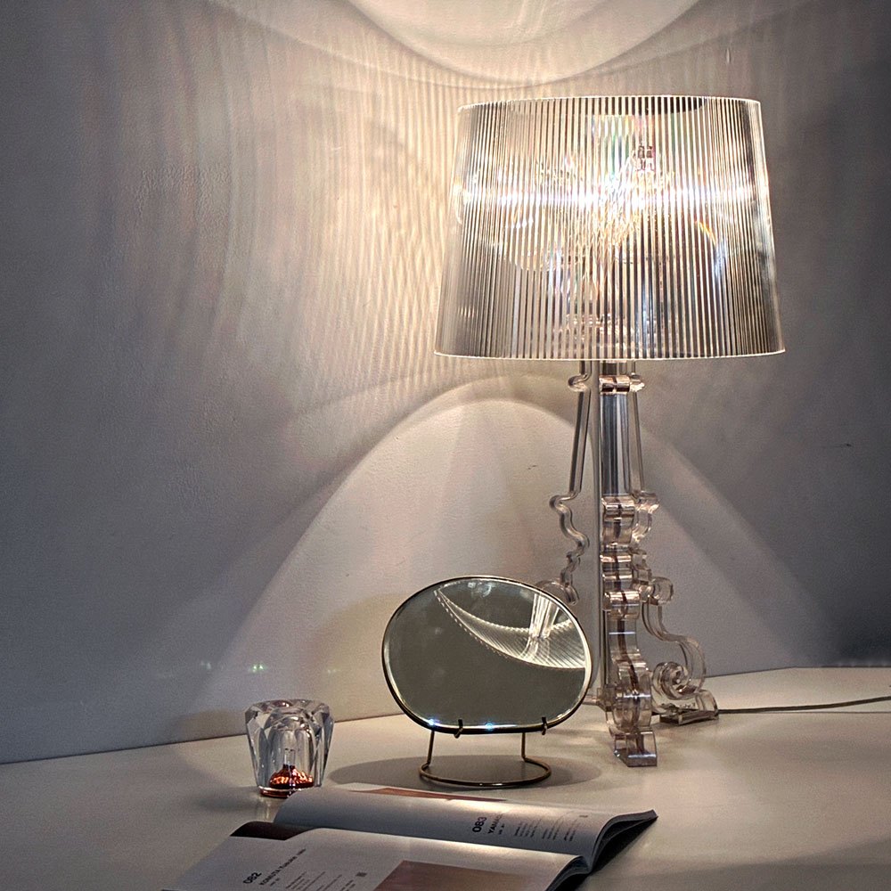 カルテル Kartell ブルジー BOURGIE テーブルランプ フロアライト クリスタル フェルーチョ・ラヴィアーニ Ferruccio Laviani イタリア 定価￥81.800- ●