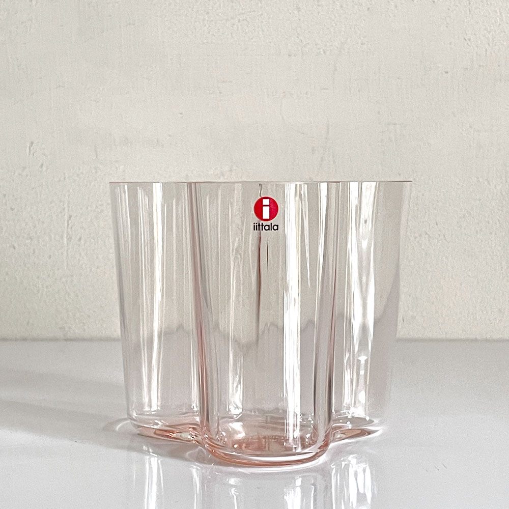 イッタラ iittala アルヴァ・アアルトコレクション Alvar Aalto Collection ベース H95mm サーモンピンク 日本限定 アルヴァ・アアルト生誕120周年記念 北欧雑貨 ■