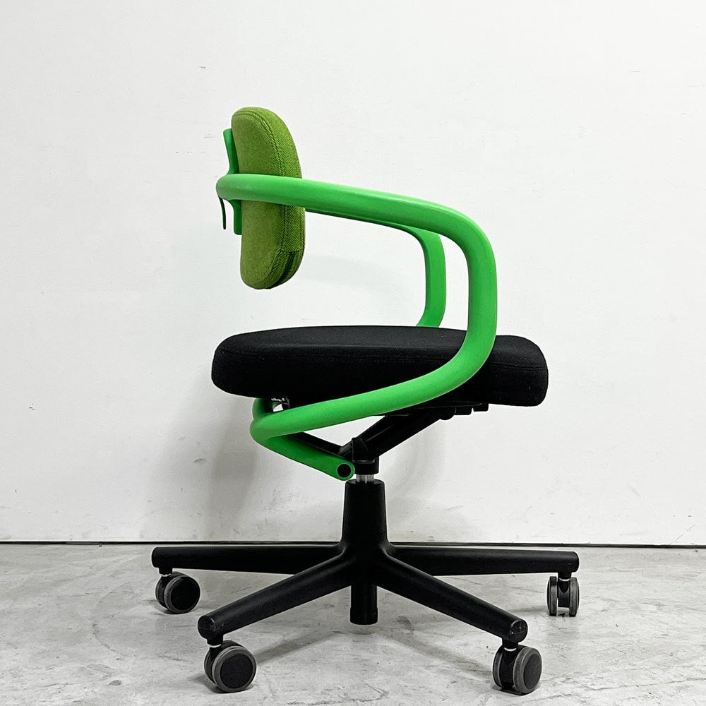 ヴィトラ vitra オールスター Allstar オフィスチェア デスクチェア グリーン × ブラック ファブリック コンスタンチン・グルチッチ 参考定価￥163,900- ●