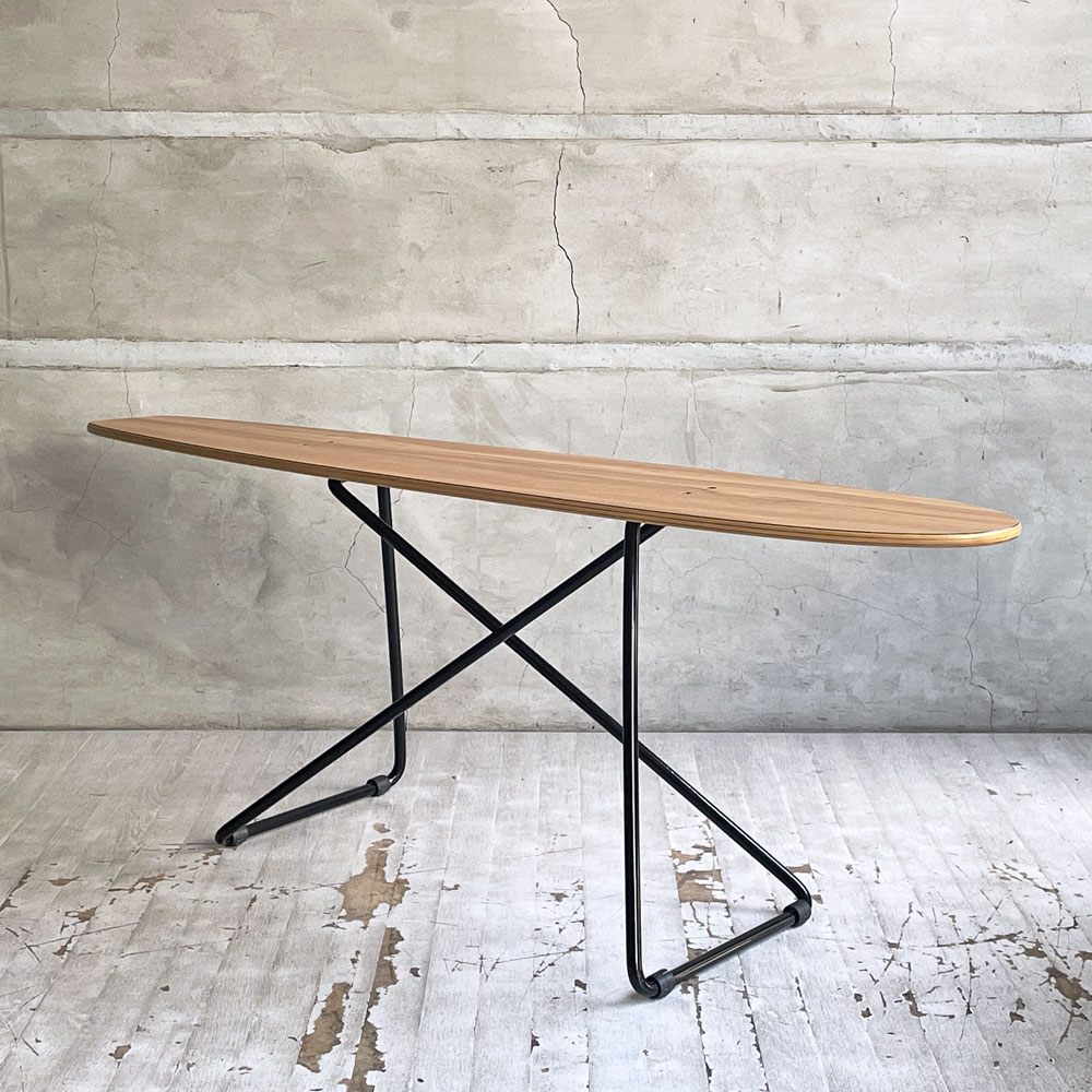 東屋 AZUMAYA スケートボードテーブル skateboard table ロシル ROSIL サイドテーブル スチール メラミン化粧合板 インダストリアル A ♪