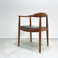 ヨハネスハンセン JOHANNES HANSEN ザ・チェア The Chair JH503 チーク材 本革 ハンス・J・ウェグナー 刻印有 ビンテージ 北欧家具 希少 ラッカー再塗装品 ●