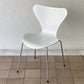フリッツハンセン Fritz Hansen 3107 セブンチェア カラードアッシュ ホワイト アルネ・ヤコブセン 2022年製 北欧家具 デンマーク ◇