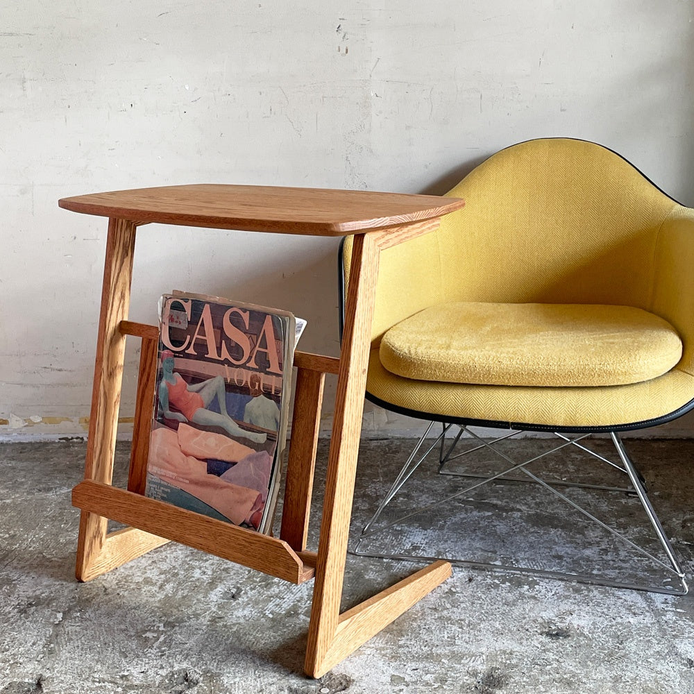 モモナチュラル MOMO Natural サイド B テーブル SIDE B TABLE マガジンラック W55cm オーク無垢材 ナチュラルデザイン ■