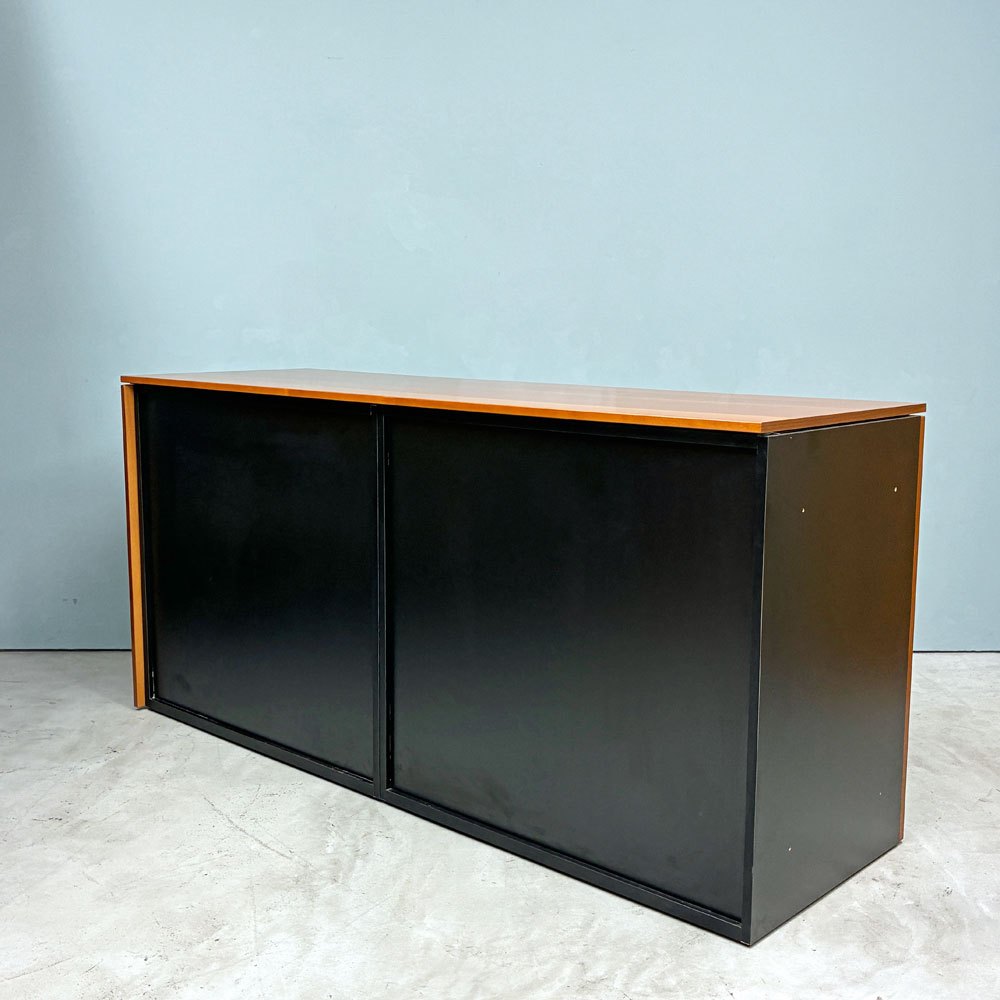 ファントーニ Fantoni D8 サイドボード キャビネット ウォールナット W164m アジャスター 鍵付き イタリア 定価￥501,710- ◎