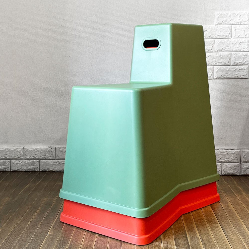 ヴィトラ vitra スツール ツール STOOL TOOL コンスタンチン・グルチッチ スタッキング インダストリアルグリーン スイス 定価48,400円 ◎