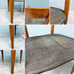 アクメファニチャー ACME Furniture トラッセル アームチェア TRESTLES ARM CHAIR ダイニングチェア ウォールナット ファブリックシート USビンテージスタイル 現状品 A ◎