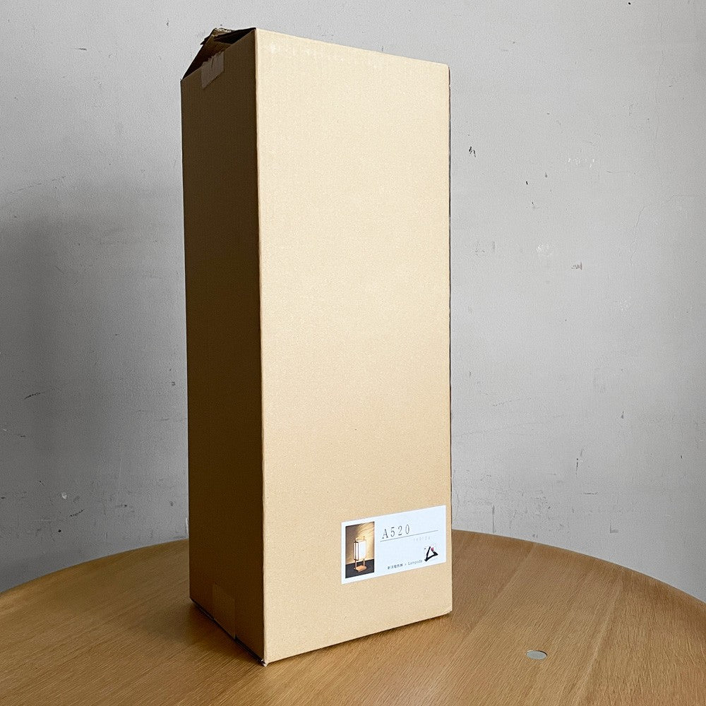 らんぱだ Lampada スタンドライト 行灯 A520 仁 jin 国産檜材 雲竜 ジャパンディスタイル 保管品 B ■