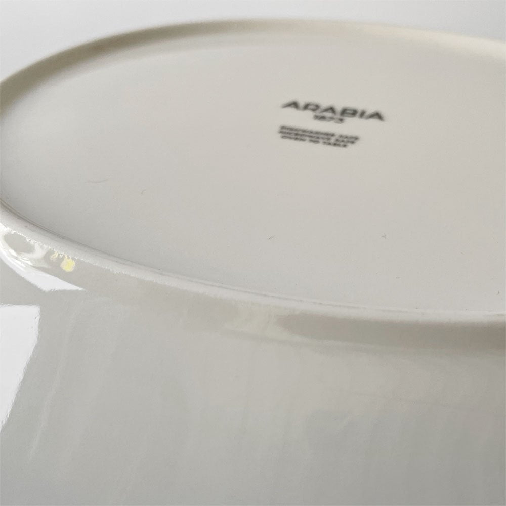 アラビア ARABIA エエヴァ EEVA オーバルプレート 25cm ホワイト スコープ scope 復刻品 北欧食器 C ★