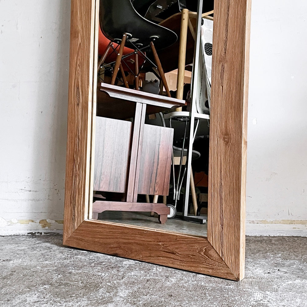 イデー IDEE ジャティ トゥア ミラー JATI TUA MIRROR Mサイズ 姿見 オールドチーク材 無垢材 定価￥99,900- ■