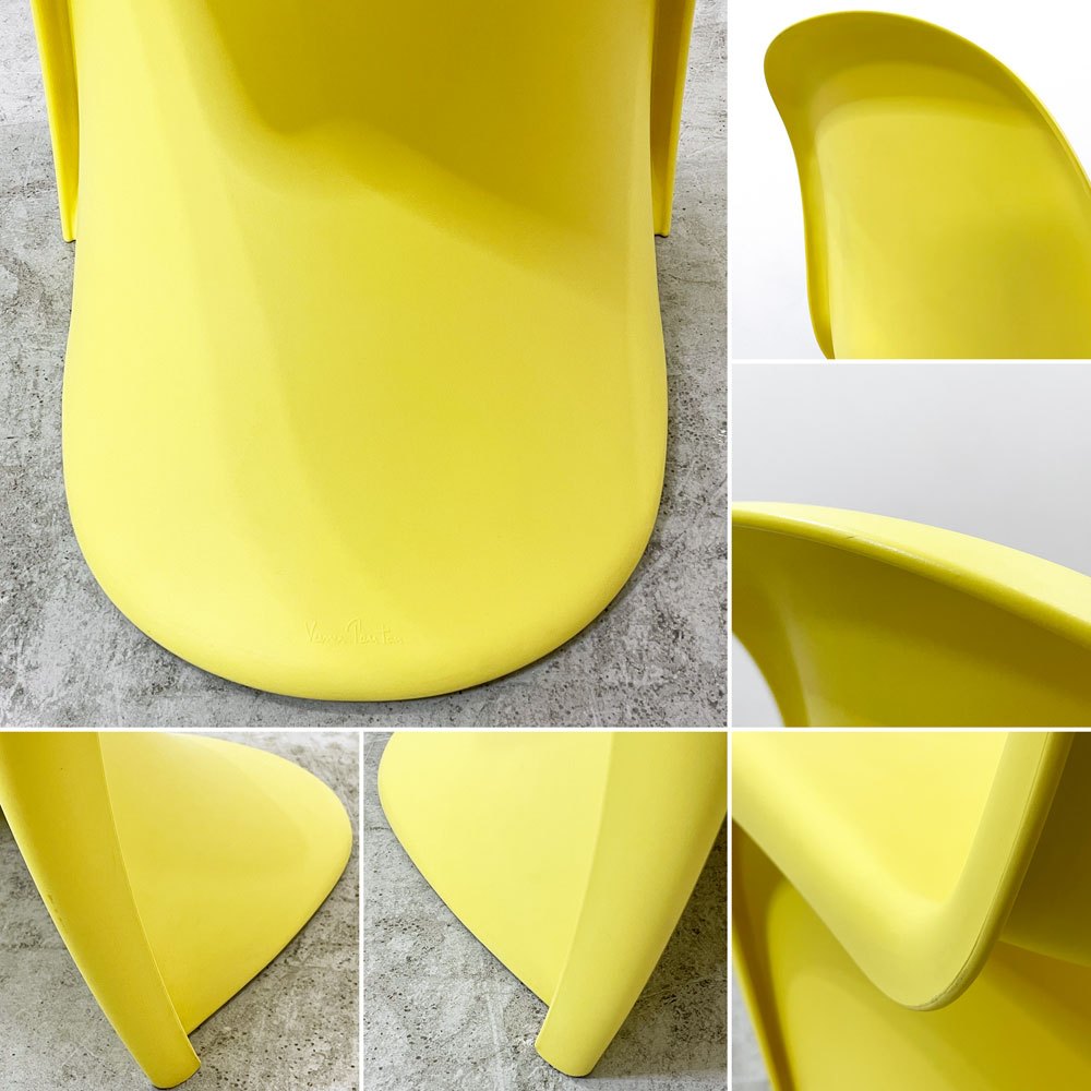 ヴィトラ vitra パントンチェア Panton Chair イエロー 廃盤カラー ヴェルナー・パントン ミッドセンチュリー スペースエイジ A ●