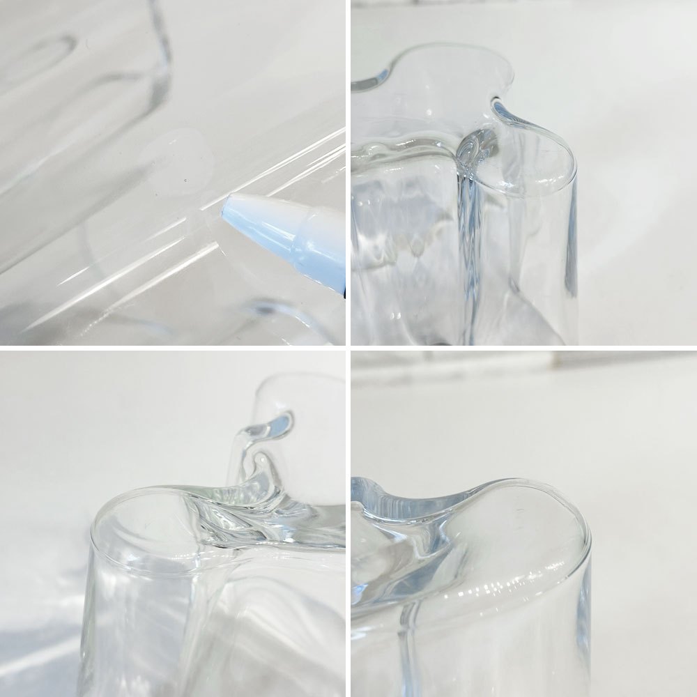 イッタラ iittala アルヴァ・アアルトコレクション Alvar Aalto Collection ベース H120mm クリア 北欧雑貨 ◎