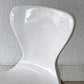 イデー IDEE ヨーンチェア YAWN CHAIR FRP ホワイト ダイニングチェア 廃番品 岡嶌 要 デザイン ◇