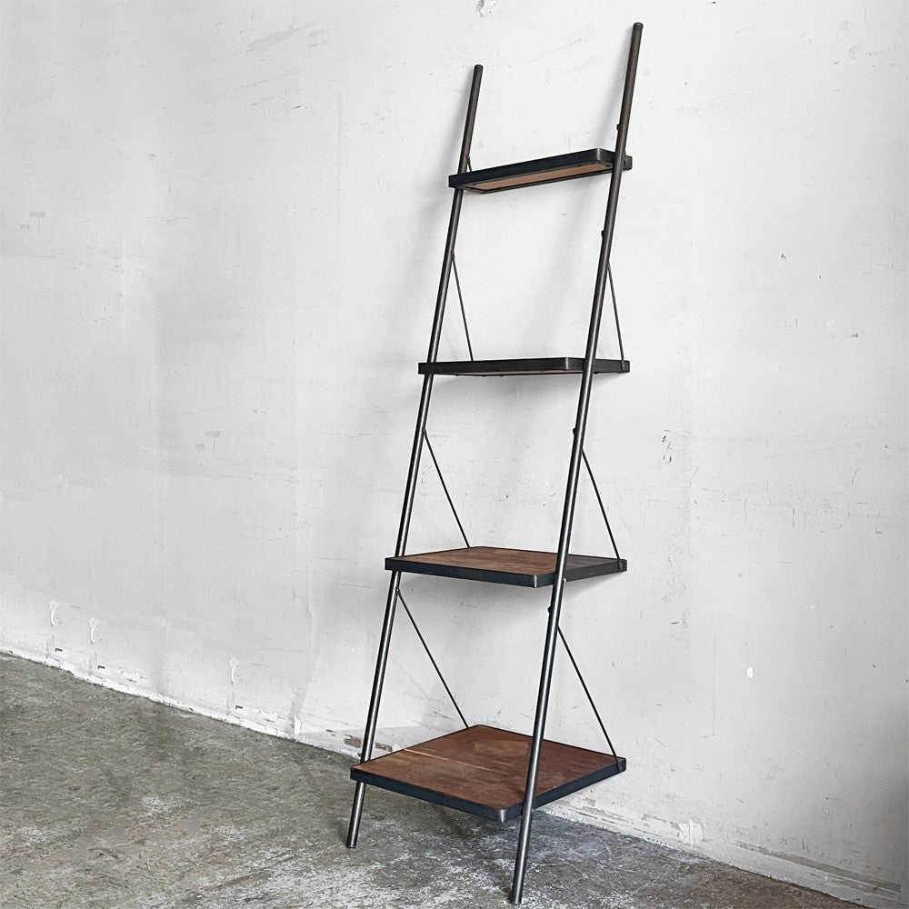ジャーナルスタンダードファニチャー j.s.F シノン CHINON LADDER SHELF ラダーシェルフ ディスプレイラック 4段 杉古材 インダストリアル ■