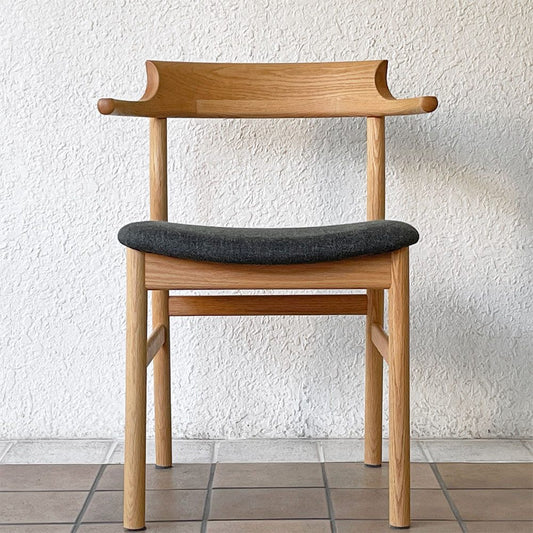 アクタス ACTUS スープ SOUP ダイニングチェア タイプC オーク材 オイル仕上げ ハーフアーム ファブリック 受注生産品 ◇