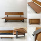 広松木工 hiromatsu フレックス FREX 168 3シーターソファ ウォールナット 無垢材 ファブリック スチール脚 カバーリング 参考定価 ￥363,000- ●