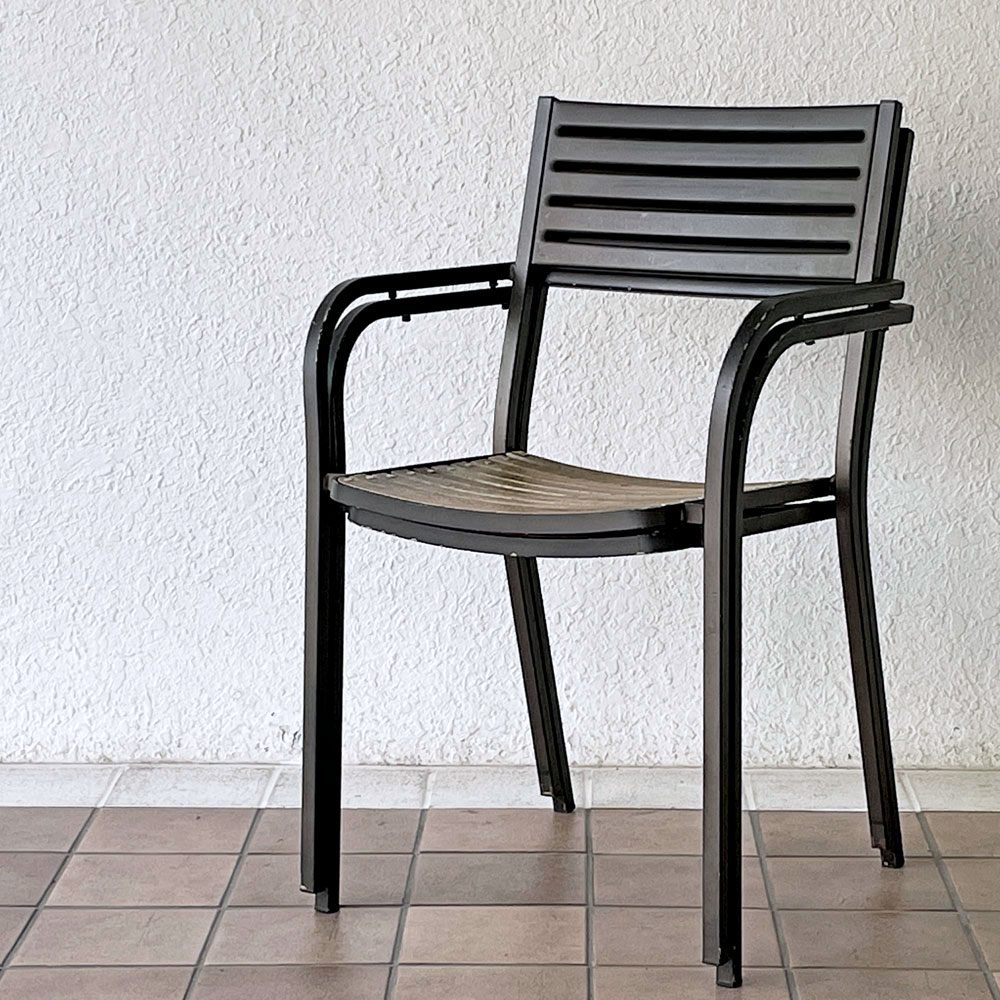 エミュー emu セーニョチェア SEGNOCHAIR ガーデンチェア アーム スタッキング イタリア 2脚セット ◇