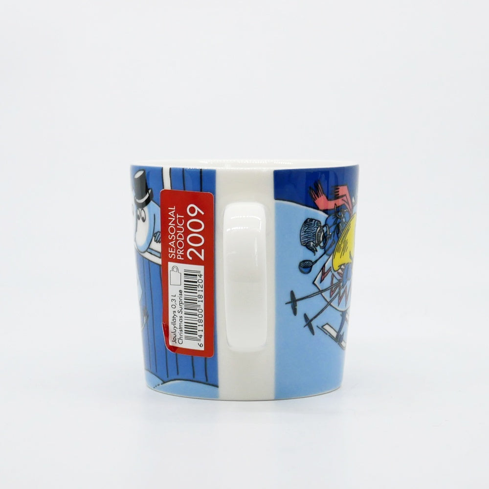 アラビア ARABIA ムーミンマグ MOOMIN クリスマスサプライズ 2009年 冬限定 フィンランド 北欧食器 箱付き ●